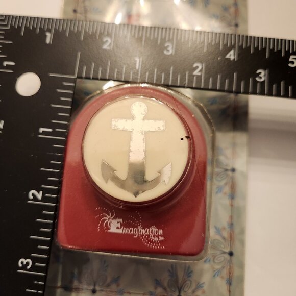 Anchor Nautical Jumbo Hole Punch Emagination paper Scrapbook Craft Shapes - Picture 4 of 6